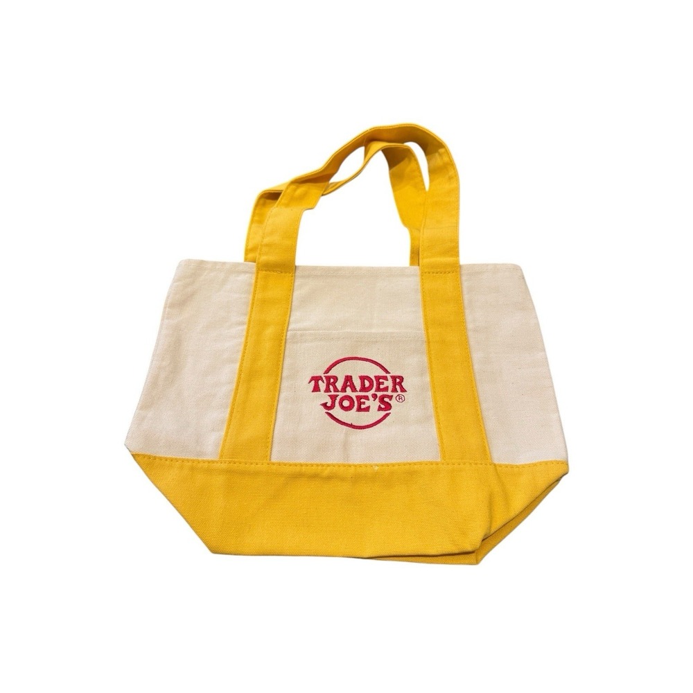 Trader Joe's 2025 Yellow Limited Edition Mini Tote Bag‎ NWT